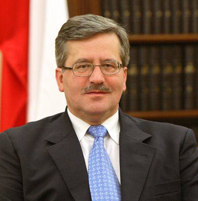 波兰总统布罗尼斯拉夫·科莫罗夫斯基(资料图)