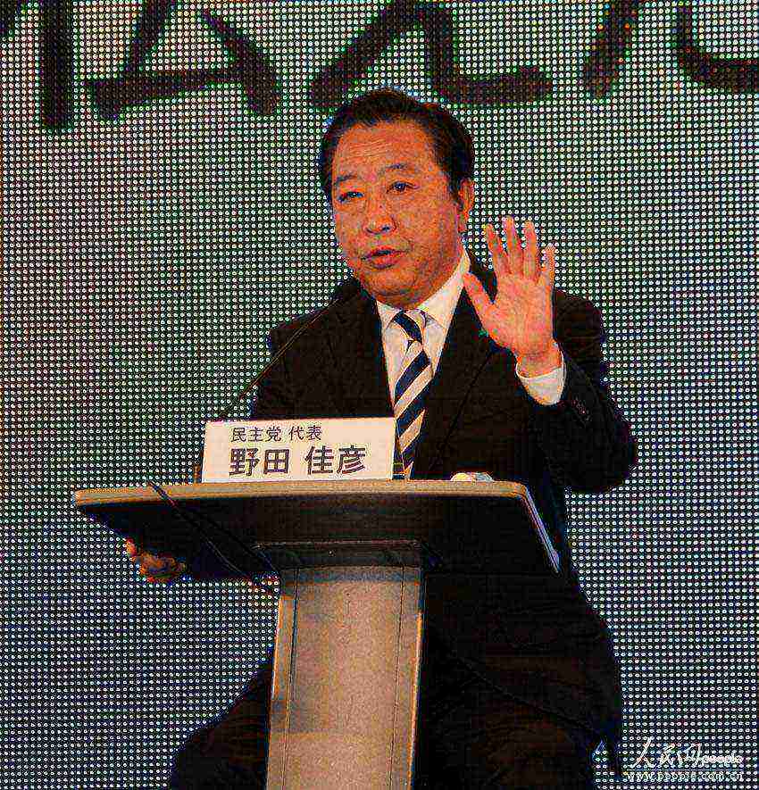 (日本)民主党代表野田佳彦 摄影:人民网记者 刘军国