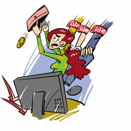 买来一堆用不上的东西 女白领经常被动团购