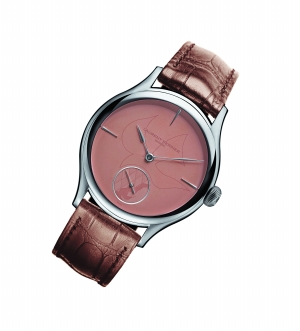 罗伦菲带有和平鸽图案的表盘