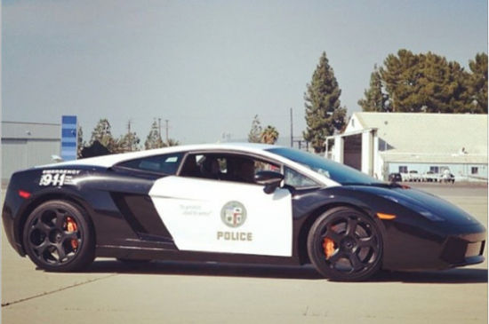 洛杉矶警方配兰博基尼警车 推广警队前卫形象(图)