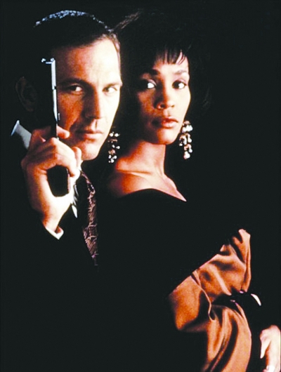 休斯顿和凯文·科斯特纳主演的《保镖》剧照