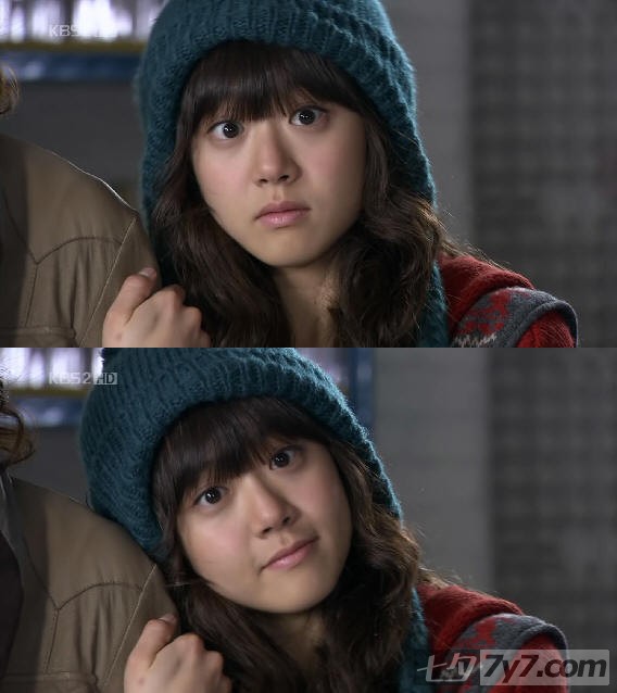 玛丽外宿中第5集 文根根英五彩缤纷超美搭配墨绿色的毛线帽子还真的有