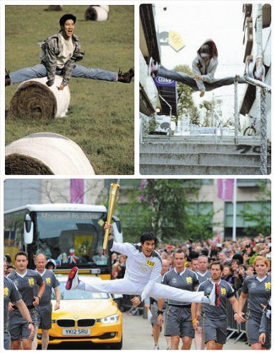 王力宏传奥运圣火大跳凌空劈腿过往经典瞬间曝光