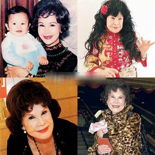 黄夏蕙同样是早年整容业还不太发达的产物,她早期真算得上是一个尤物